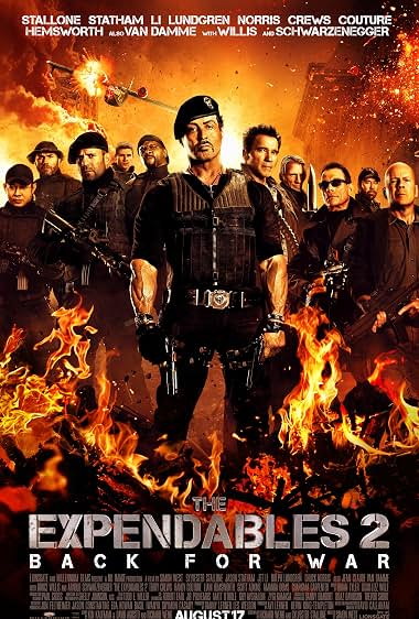Official poster of The Expendables 2 (2012)